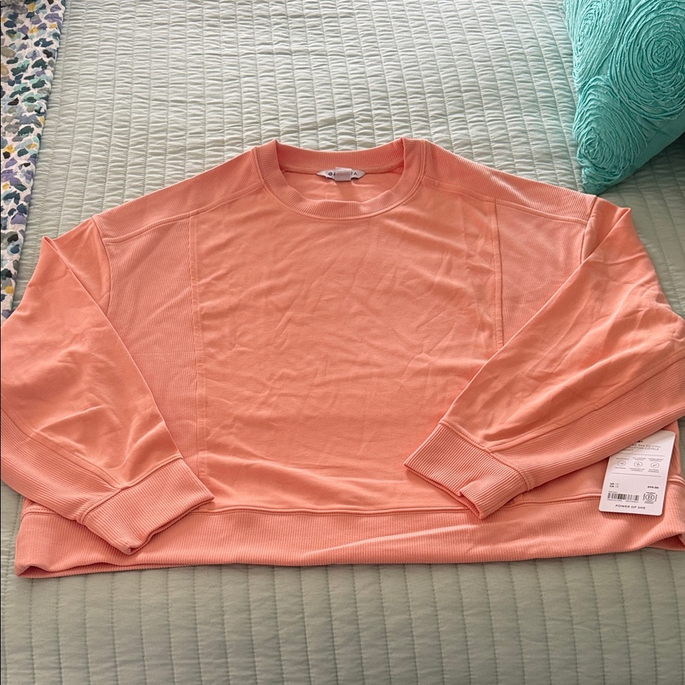 Athleta Seasoft Rib Crewneck Sweatshirt